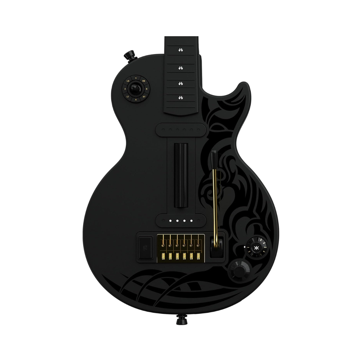 CRKD Gibson Les Paul Guitar Controller - Black Tribal - Multi Platform - Excellent Used Condition CRKD