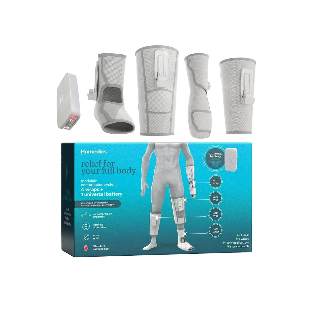 Homedics Modulair Compression Massage Bundle - Pristine Mr Bargain