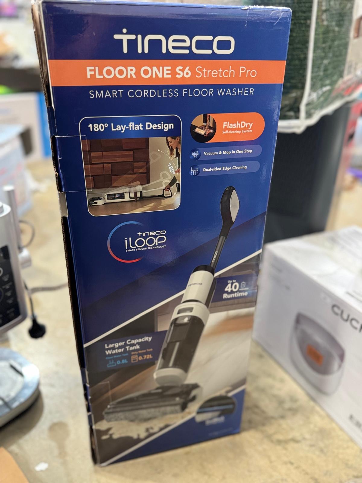 Tineco FLOOR ONE S6 Smart Cordless Wet Dry Vacuum Cleaner – As New TINECO