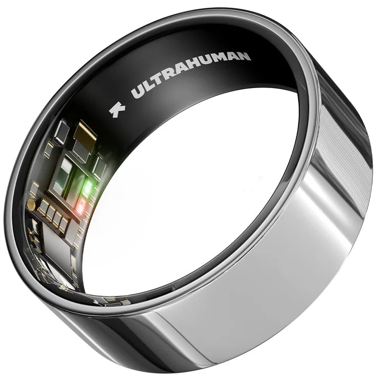 Ultrahuman Ring AIR Smart Ring Silver Size 8 – As New Ultrahuman