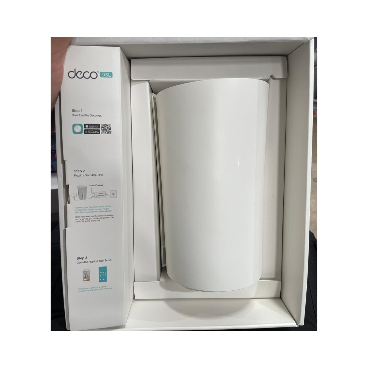 TP-Link Deco AX5400 VDSL Whole Home Mesh Wi-Fi 6 Modem Router - Deco X73-DSL - As New TP-LINK