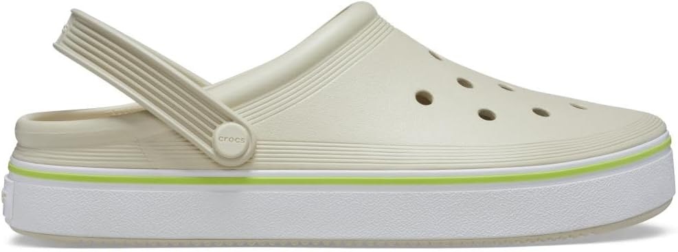Crocs Unisex Off Court Clog, Bone, US M6/W8 - EU 38 CROCS