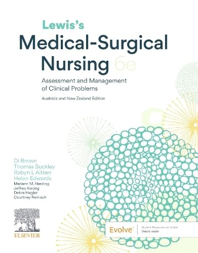 Lewis's Medical-Surgical Nursing 6th Edition ANZ Hardcover Textbook - Brand New Elsevier