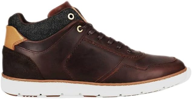 Wild Rhino Men's Cape High Top Sneaker, Dark Brown, EU 45/US 12 WILD RHINO