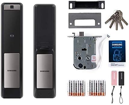 Samsung SHP-DP609 Smart Wi-Fi Biometric Digital Door Lock Black/Silver – Excellent Condition Samsung