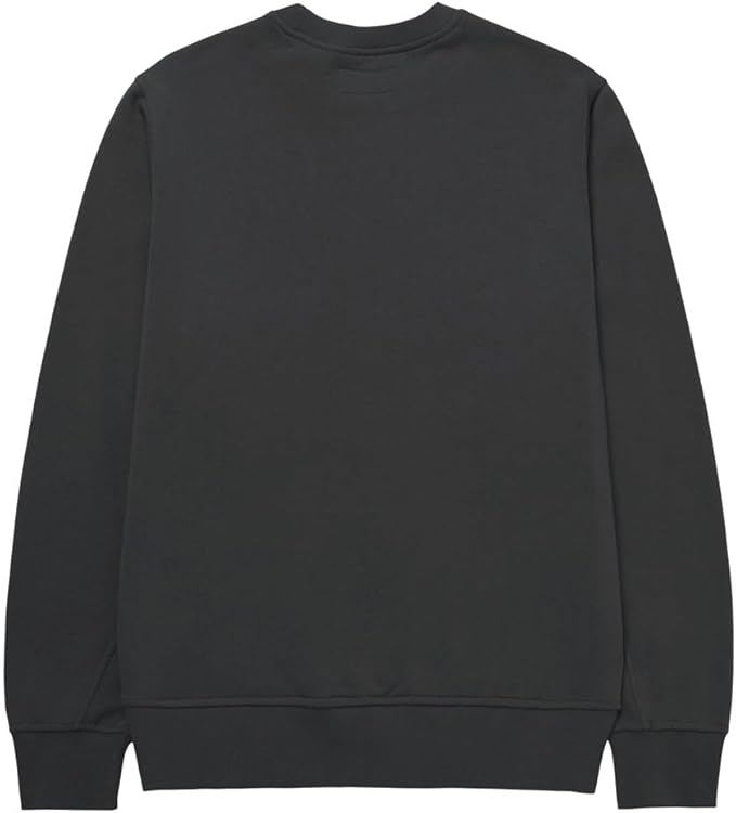 CAT Men's Caterpillar Logo Crewneck Sweatshirt, Washed Black-Black, Small CAT