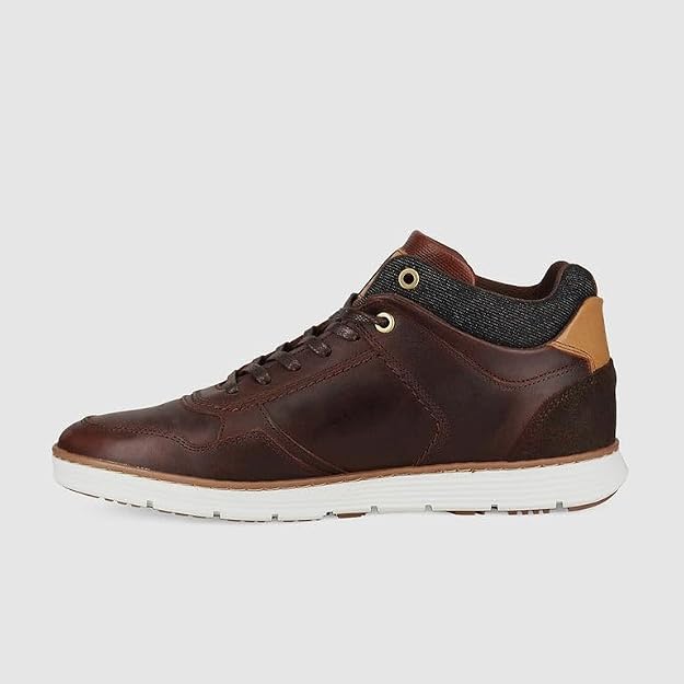 Wild Rhino Men's Cape High Top Sneaker, Dark Brown, EU 45/US 12 WILD RHINO