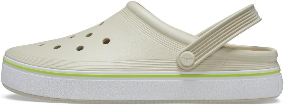 Crocs Unisex Off Court Clog, Bone, US M6/W8 - EU 38 CROCS