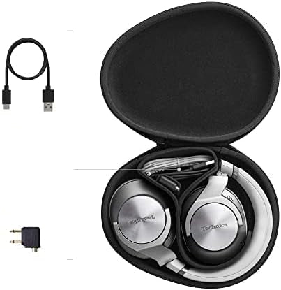 Technics EAH-A800 Premium Wireless Noise Cancelling Headphones Silver – As New Technics