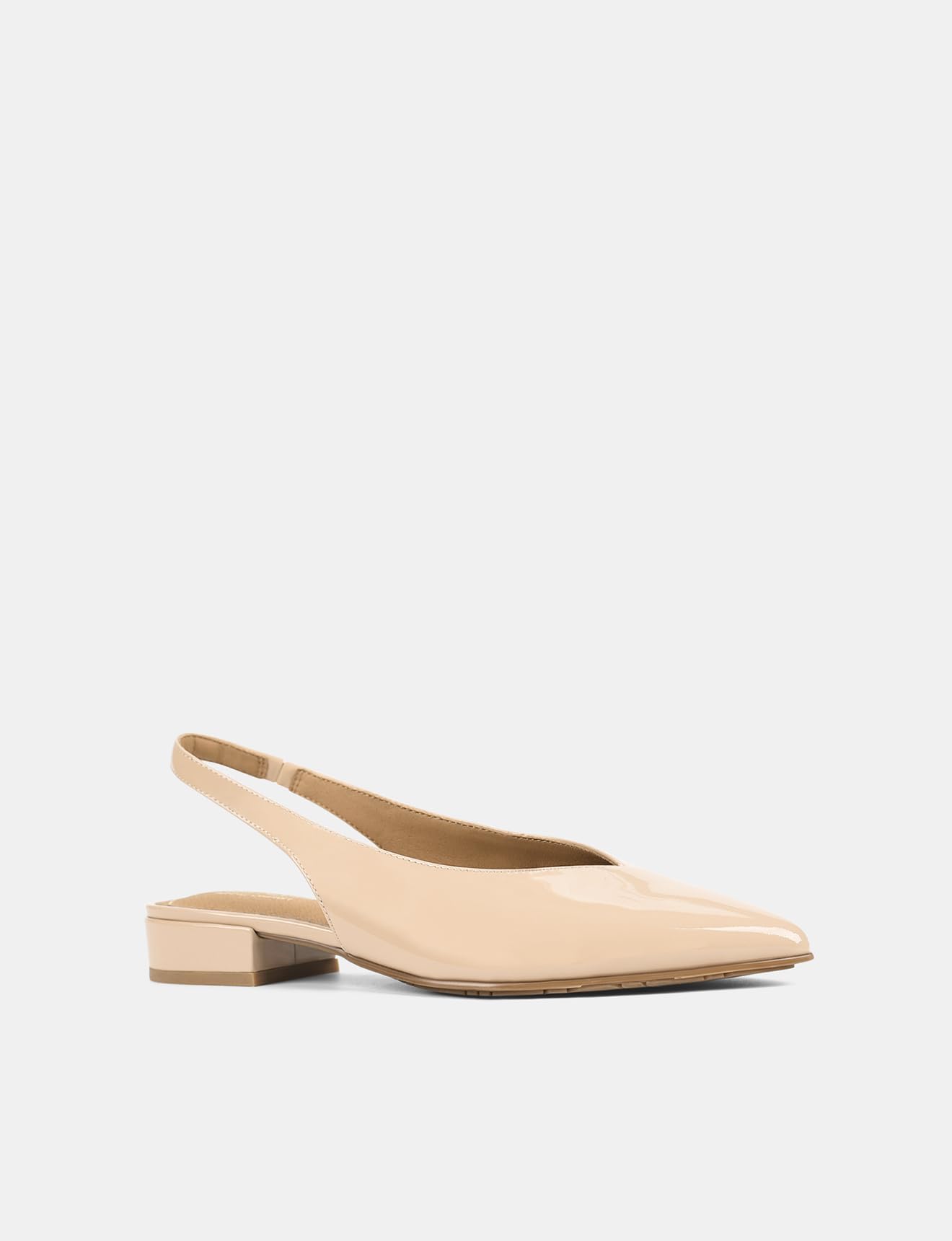 Hush Puppies Women's Azula Heel, Nude Patent, UK 4.5/US 7 / EU 37 Hush Puppies