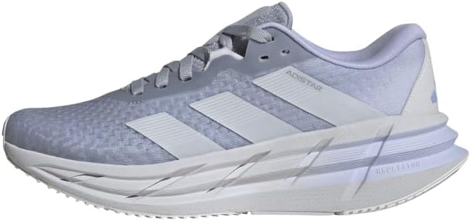 Adidas Women's Adistar 3 Running Shoe, Halo Silver/Grey/Violet - EU 38 2/3 Adidas