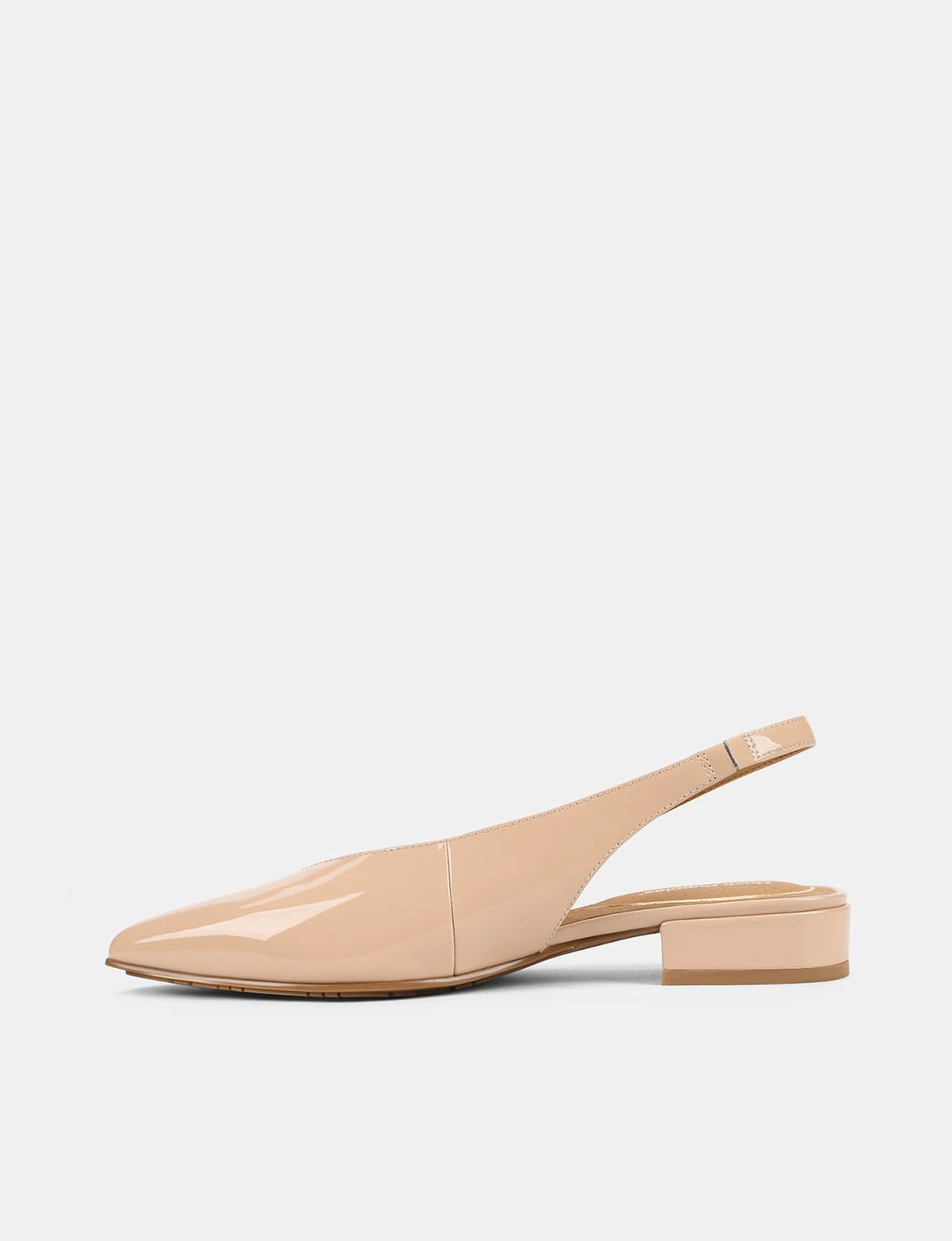 Hush Puppies Women's Azula Heel, Nude Patent, UK 4.5/US 7 / EU 37 Hush Puppies