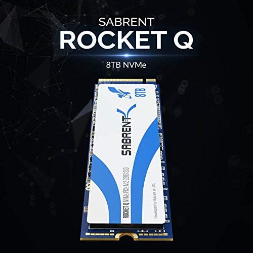 SABRENT Rocket Q 8TB NVMe PCIe M.2 2280 SSD SB-RKTQ-8TB – As New SABRENT