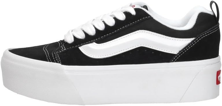 Vans Unisex Adult's Knu Stack Sneaker, Black/True White, US M11W12.5 / EU 44.5 VANS