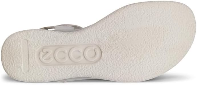 ECCO Women's Flowt Wedge LX Leather Sandal, Limestone, EU 41/US 10-10.5 ECCO