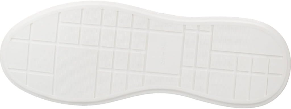 Calvin Klein Men's Chunky Cupsole Sneaker, Triple Bright White, EU 42 Calvin Klein