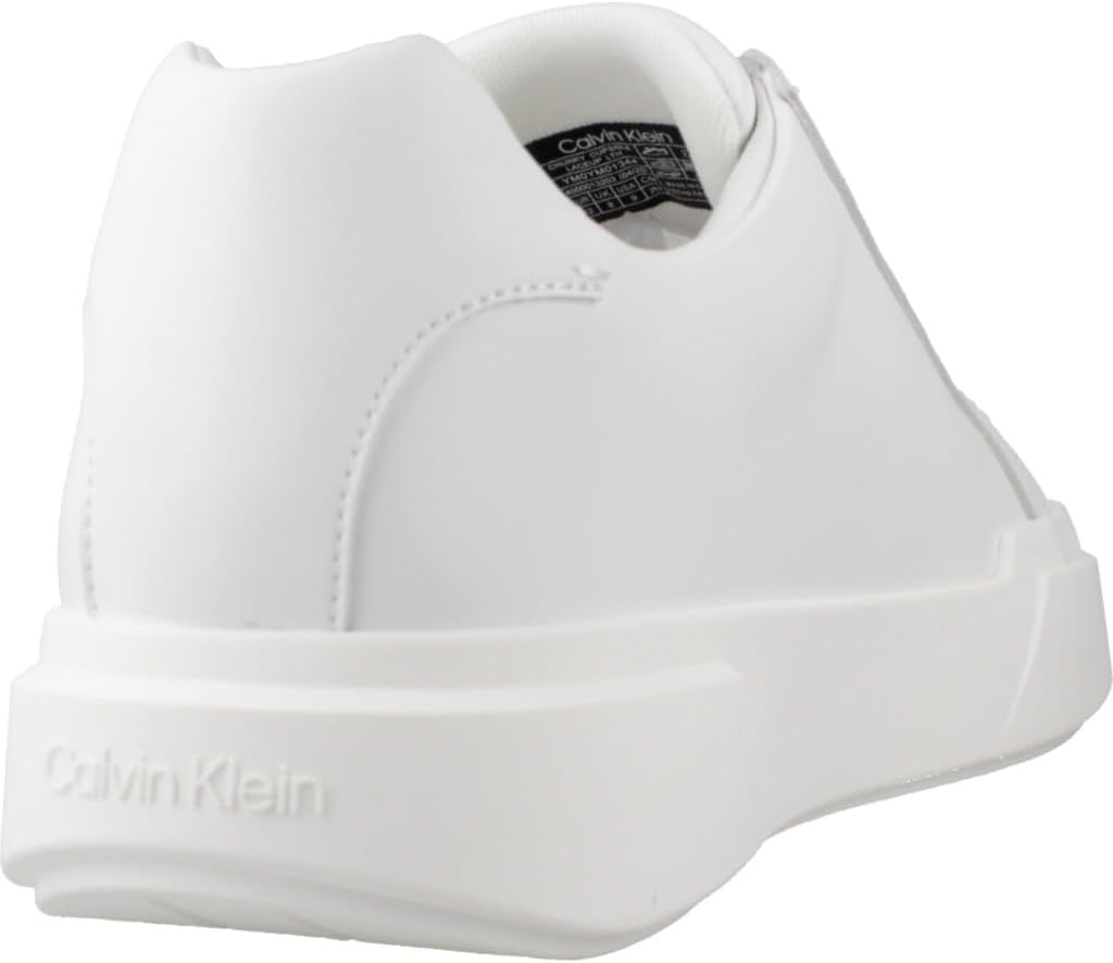 Calvin Klein Men's Chunky Cupsole Sneaker, Triple Bright White, EU 42 Calvin Klein
