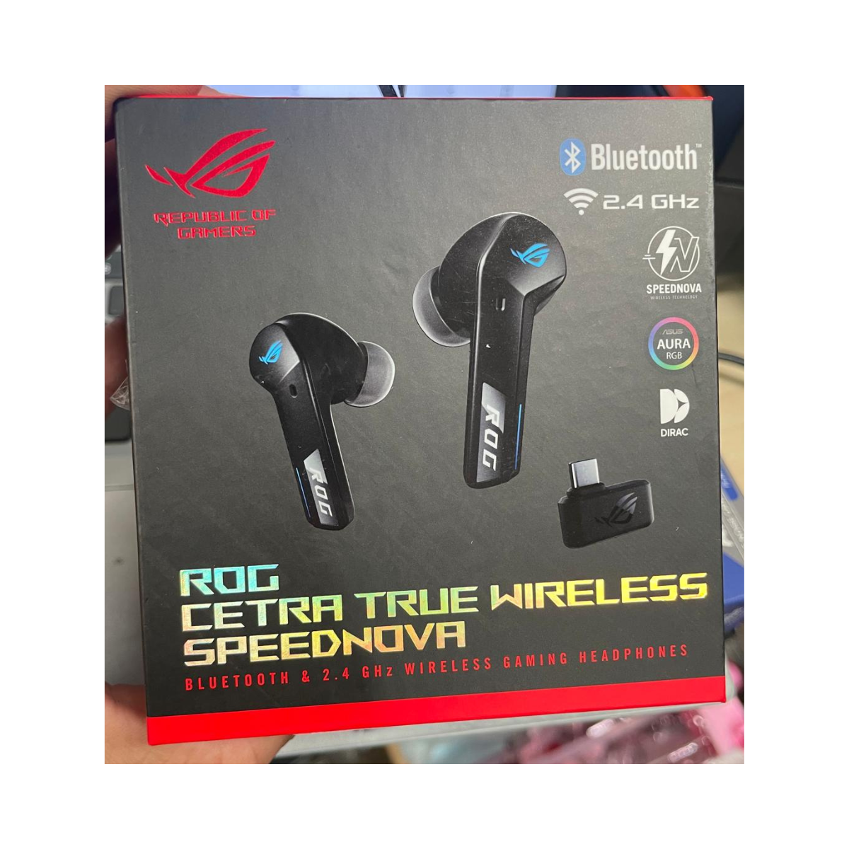 ASUS ROG Cetra True Wireless Gaming Headphones Black – As New Condition ASUS