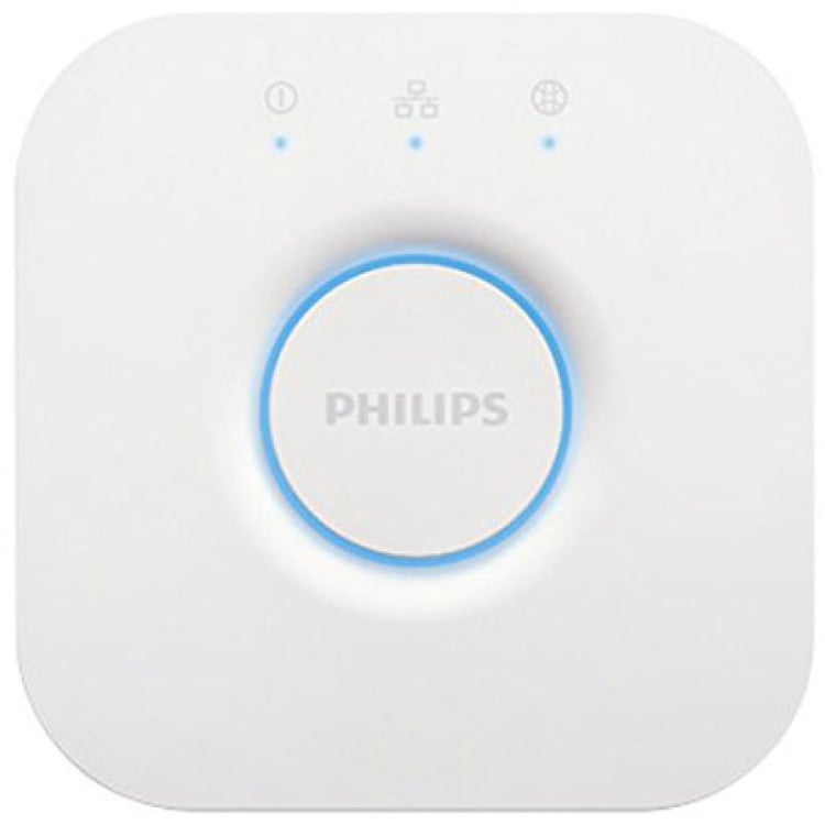 Philips Hue Bridge V2.0, White - As New - Refurbished, close-up detail