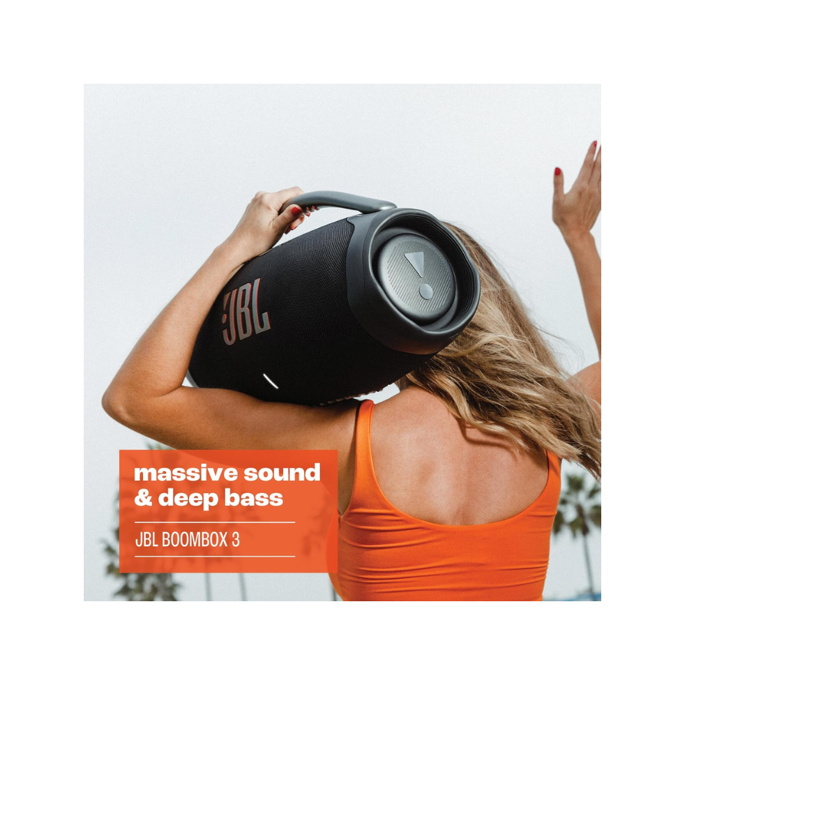 JBL Boombox 3 Wireless Bluetooth Speaker Black – As New Condition JBL