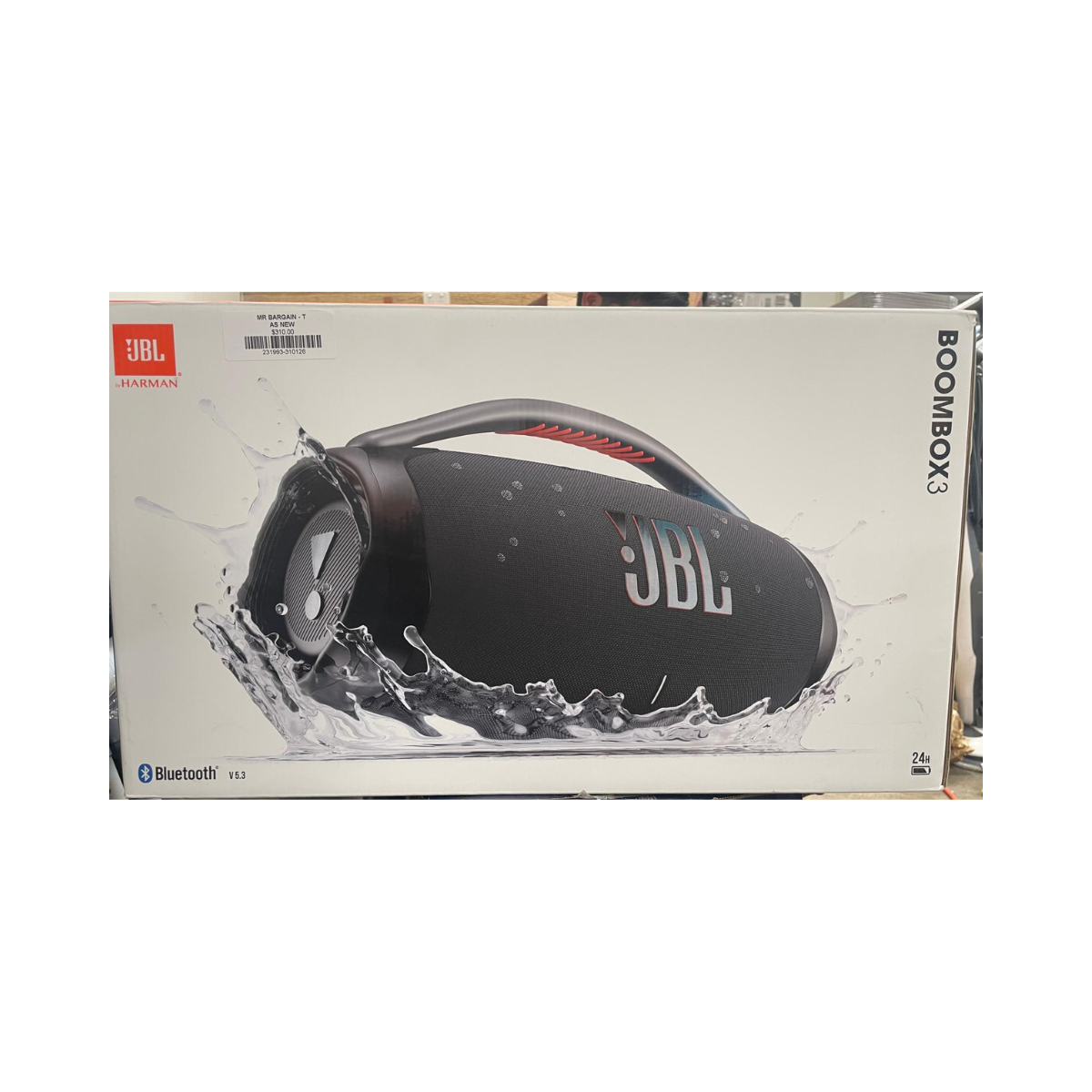 JBL Boombox 3 Wireless Bluetooth Speaker Black – As New Condition JBL
