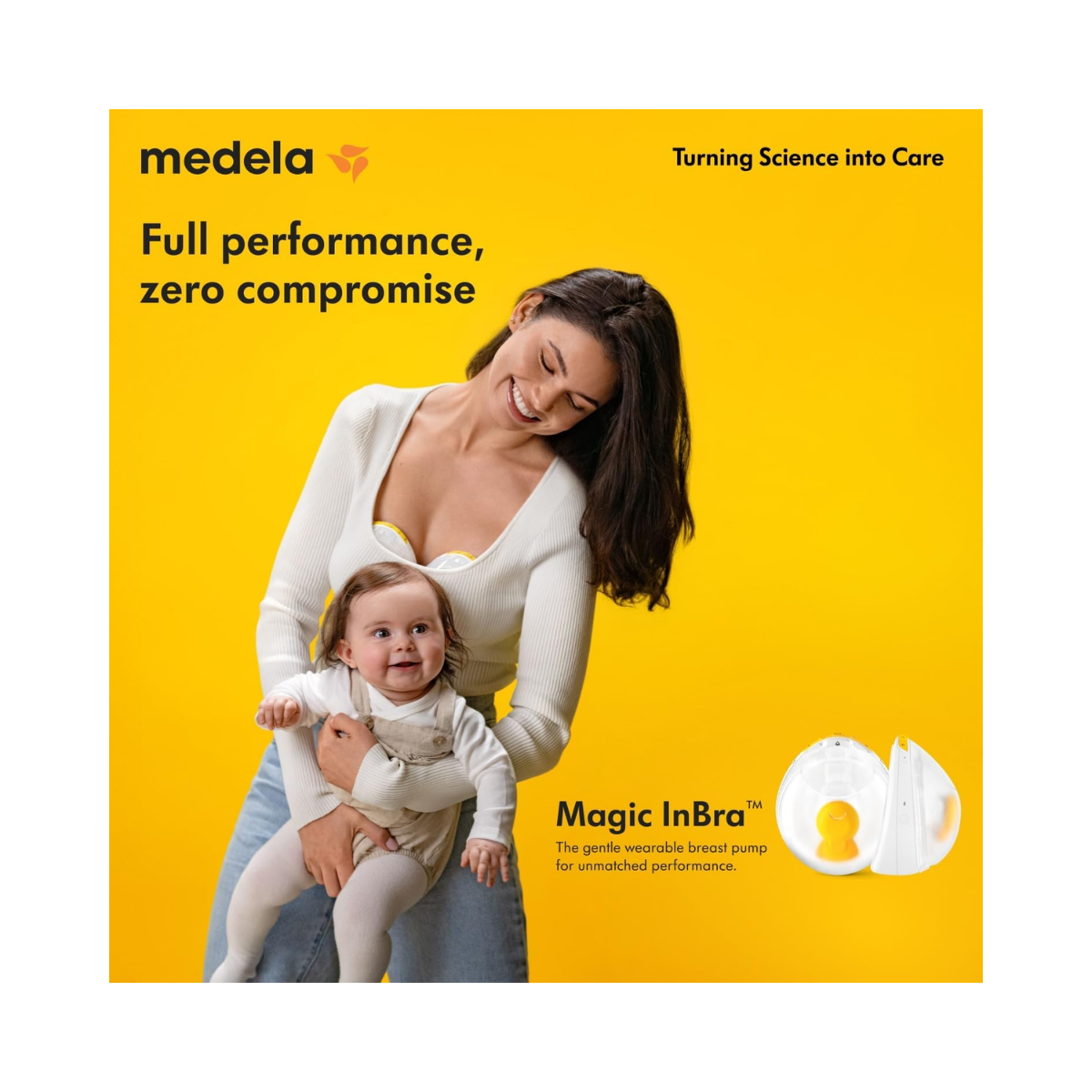 Medela Magic InBra Hands-free Wearable Double Breast Pump - As New Condition MEDELA