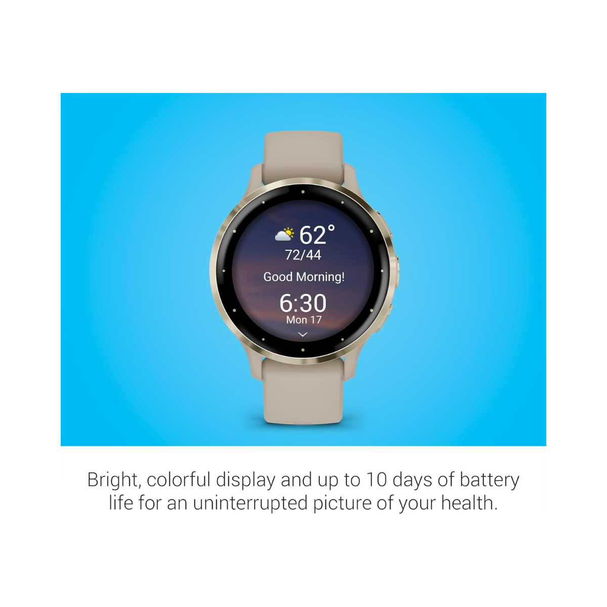 Garmin Venu 3S, GPS Smartwatch 41mm Grey - As New Condition GARMIN