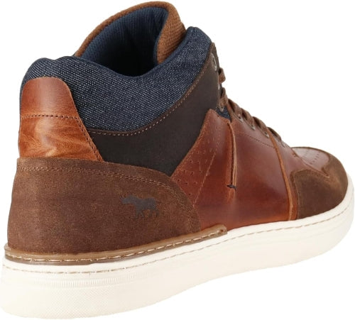 Wild Rhino Men's Tama High Top Sneaker, Tan - EU 44