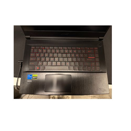 MSI Thin GF63 12VF-435AU 15.6-Inch 12th Intel i5-12450H NVIDIA RTX 4060 16GB DDR4 Ram 512GB SSD Gaming Laptop - Black - Fair Condition MSI