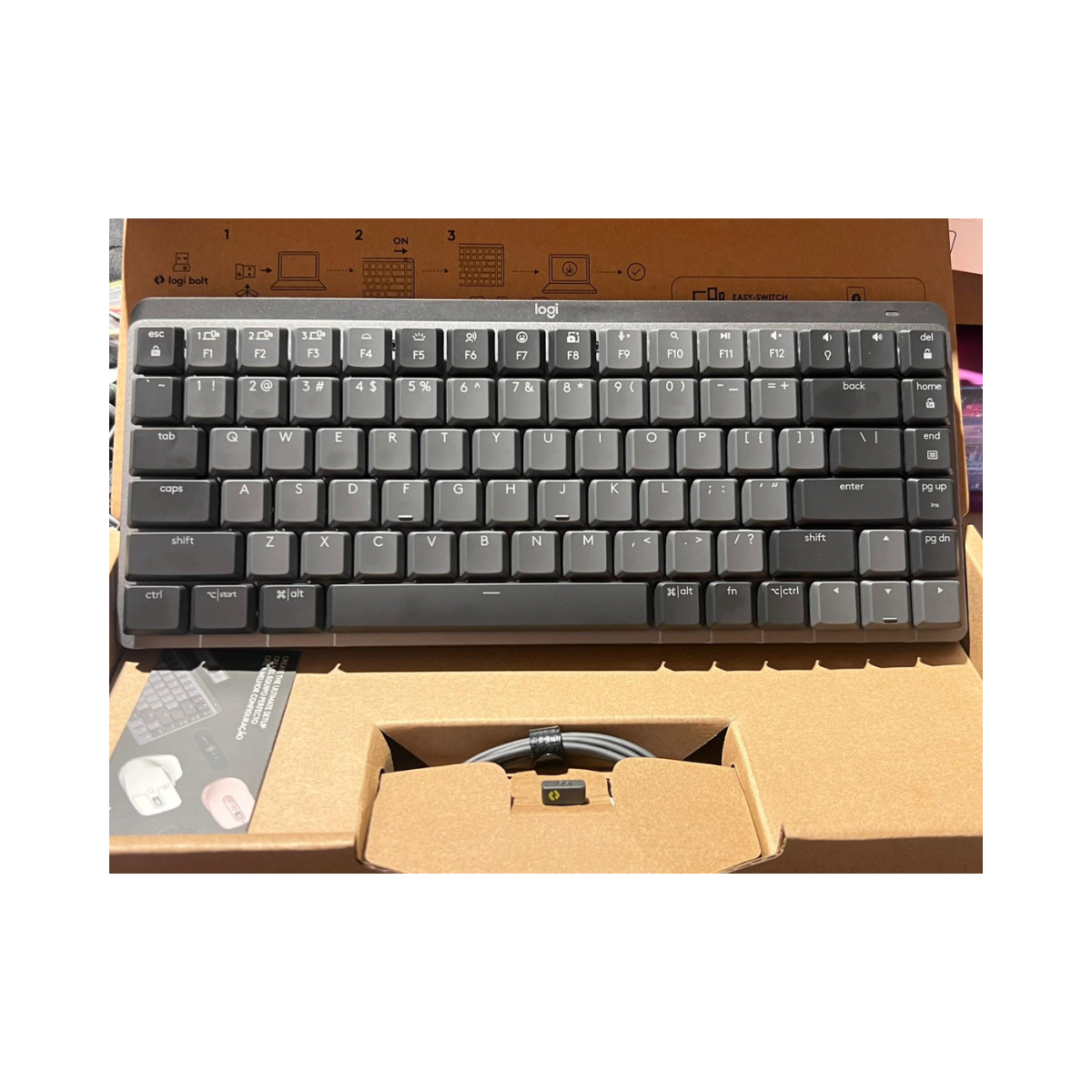 Logitech MX Mechanical Mini Wireless Keyboard - Tactile Quiet- As New Condition Logitech