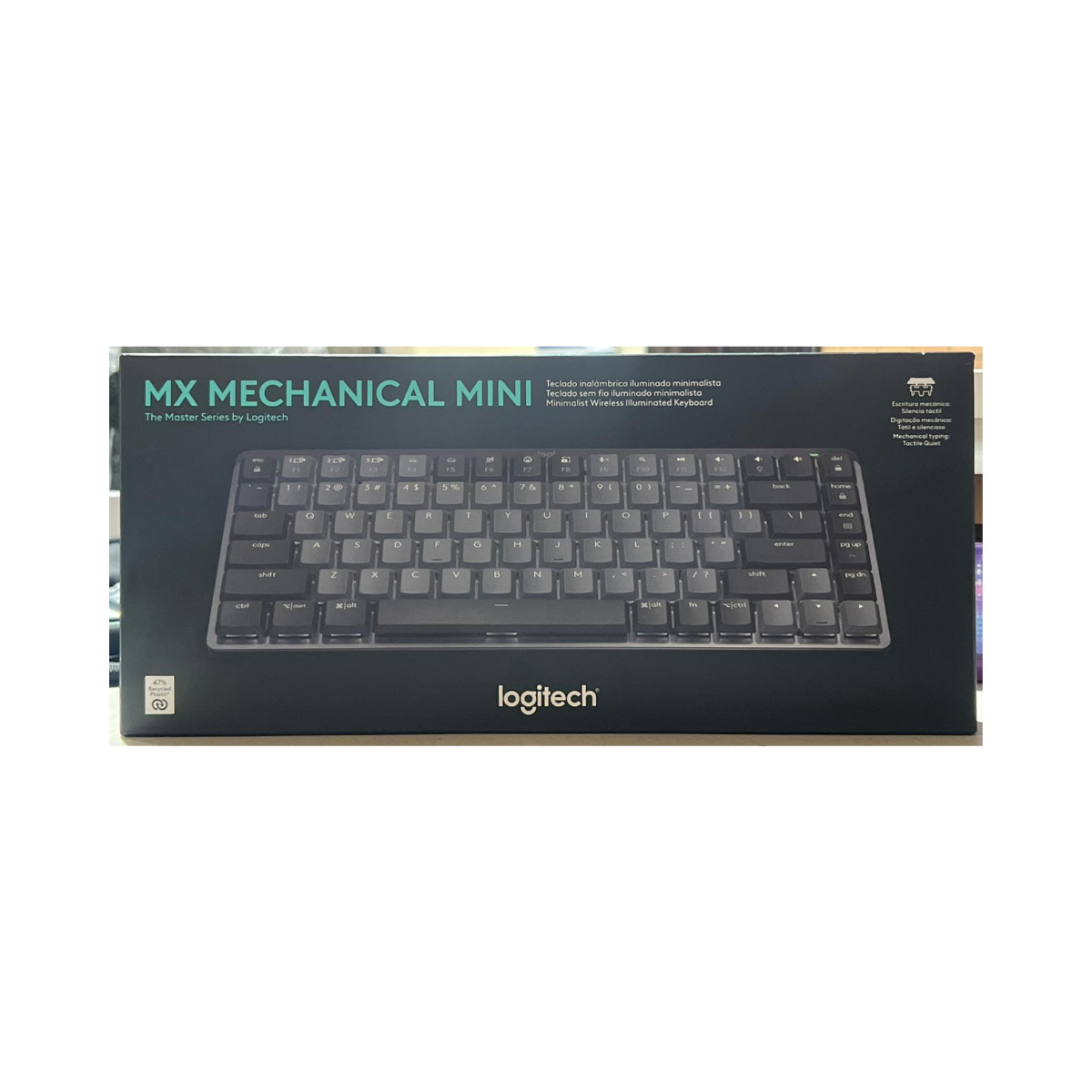Logitech MX Mechanical Mini Wireless Keyboard - Tactile Quiet- As New Condition Logitech