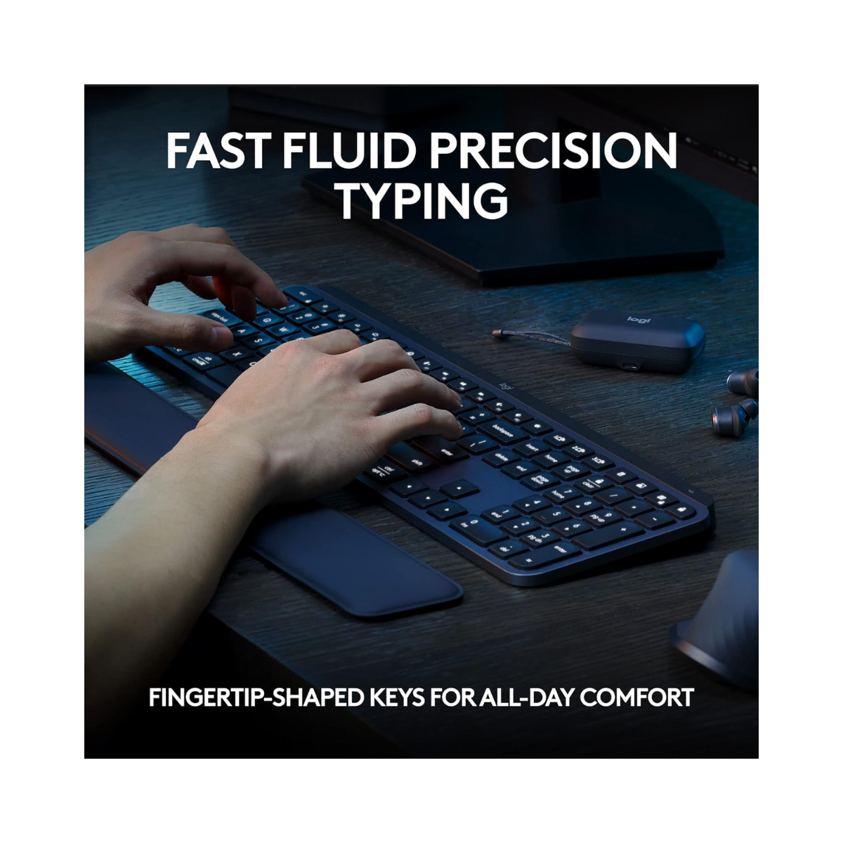 Logitech MX Keys S Wireless Keyboard Graphite – As New Condition Logitech