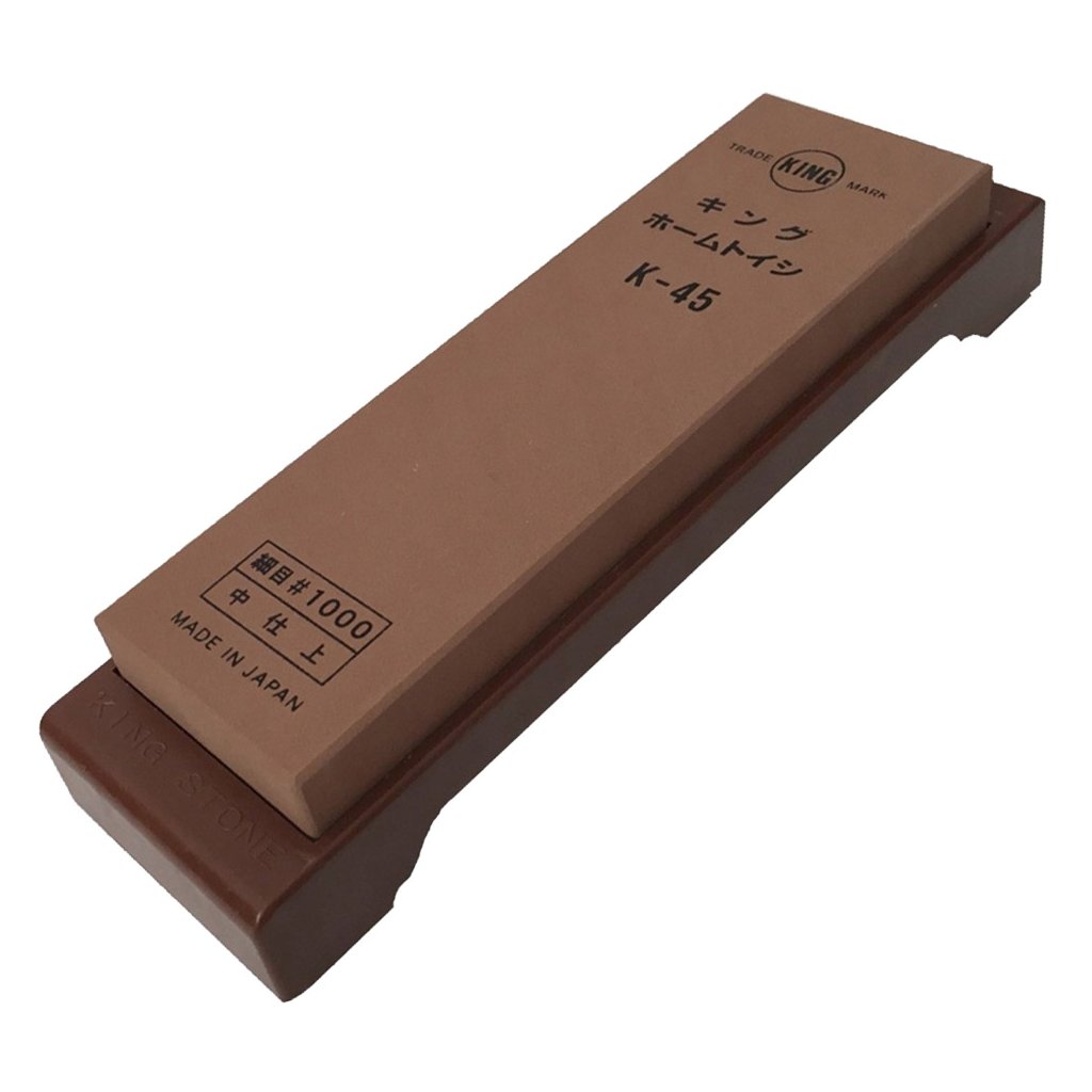 King 1000 Grit Whetstone with Plastic Base