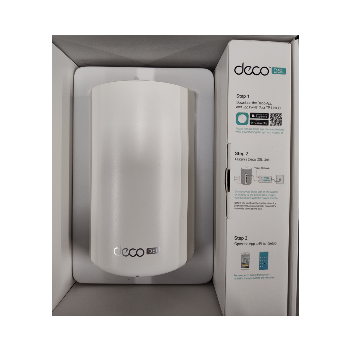 TP-Link Deco X50-DSL AX3000 Whole Home Mesh Wi-Fi 6 Modem Router – As New Condition TP-LINK