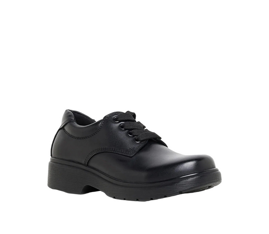Koala Boy's Koda School Shoe, Black, UK 2 Grosby