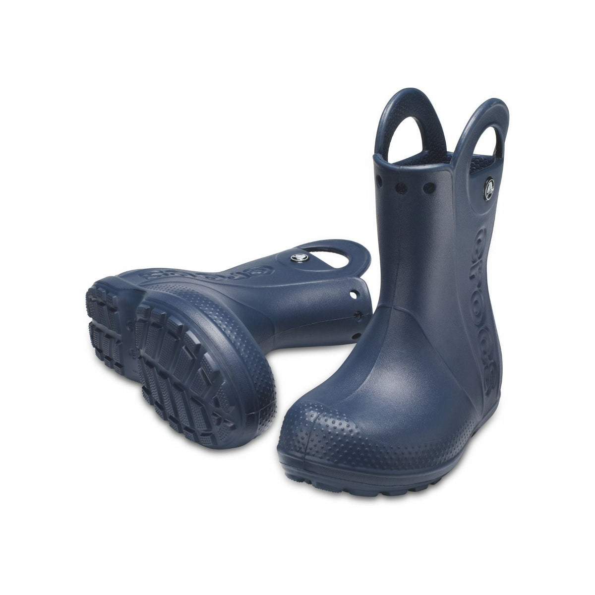 Crocs Kids Handle It Rain Boot, Navy - C4 / EU 21 CROCS