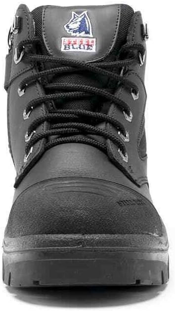 Steel Blue Men's Parkes Zip Scuff Cap Safety Boot, Black - EU 40 Steel Blue