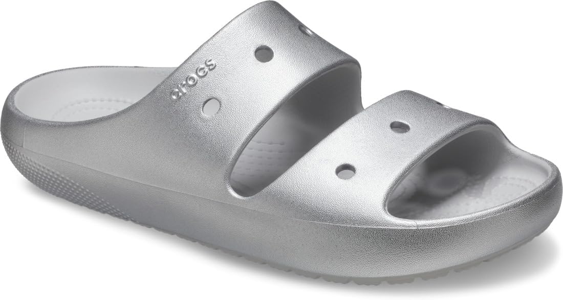 Crocs Unisex Classic Sandal V2, Silver, US M9/W11 - EU 42 CROCS