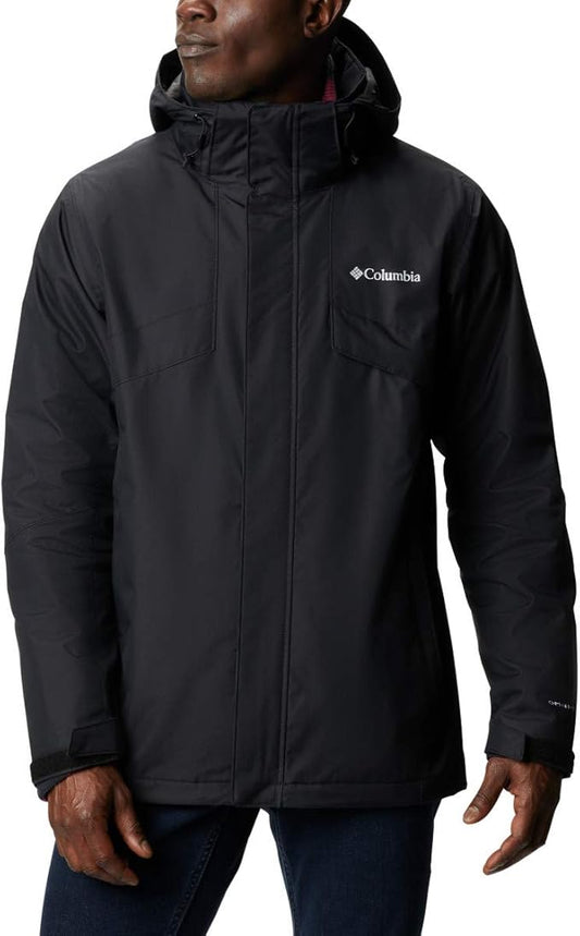 Columbia Men's Bugaboo II Fleece 3-in-1 Interchange Jacket, Black, L Columbia
