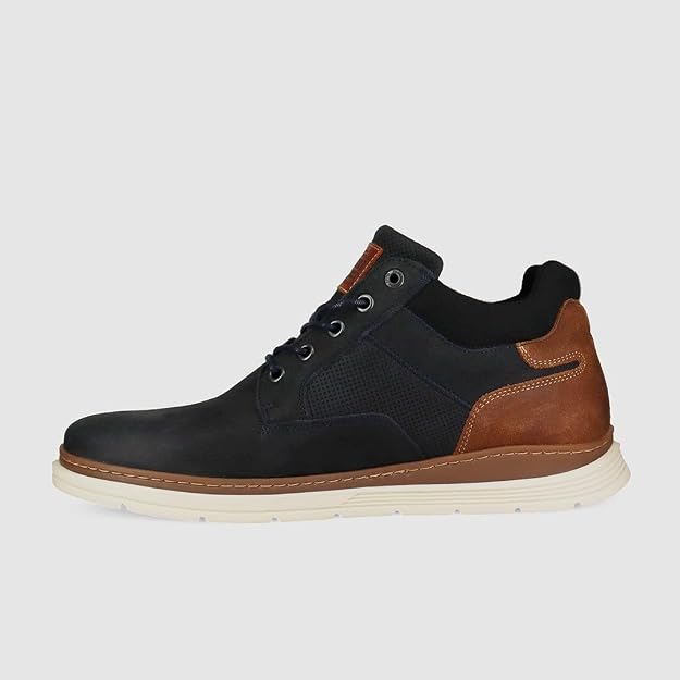 Wild Rhino Men's Banff High Top Sneaker, Navy, EU 40/US 7 WILD RHINO