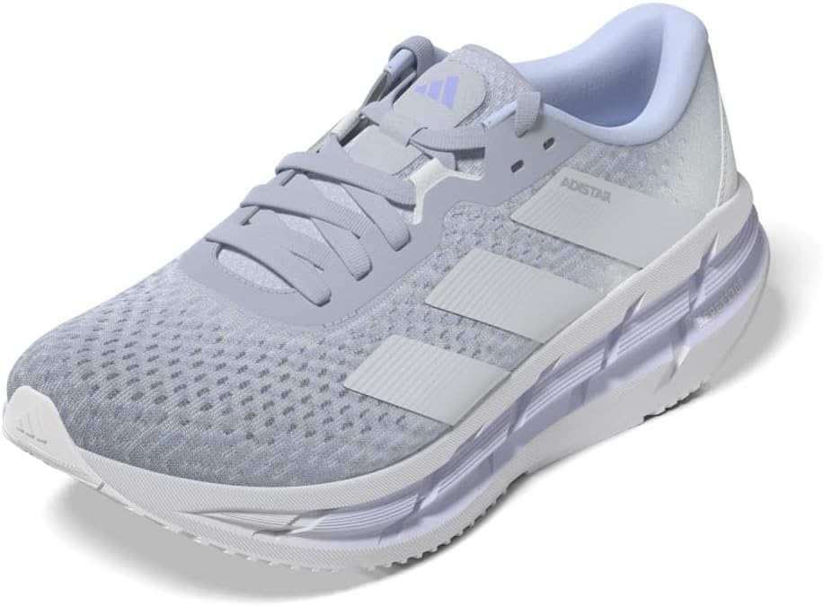 Adidas Women's Adistar 3 Running Shoe, Halo Silver/Grey/Violet - EU 38 2/3 Adidas