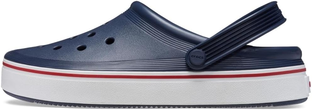 Crocs Unisex Off Court Clog, Navy, US M6/W8 - EU 38 - toe ventilation detail