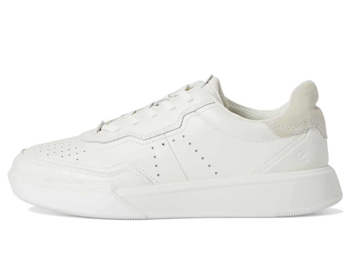 ECCO Women's Street Court Low-Cut Sneaker, White/Shadow White, EU 37/US 6-6.5 ECCO
