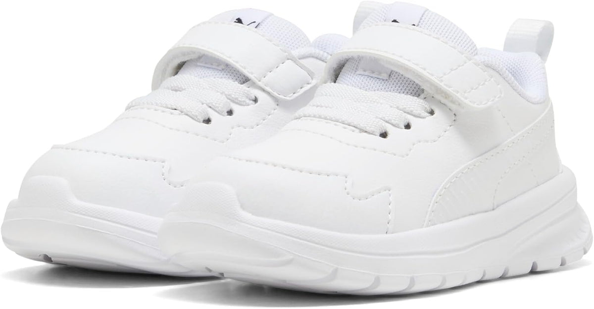 PUMA Kids' Evolve Run SL AC+ PS Sneaker, White/White - EU 31 PUMA