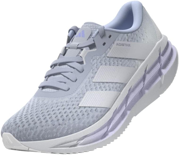 Adidas Women's Adistar 3 Running Shoe, Halo Silver/Grey/Violet - EU 38 2/3 Adidas