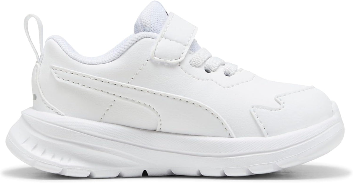 PUMA Kids' Evolve Run SL AC+ PS Sneaker, White/White - EU 31 PUMA