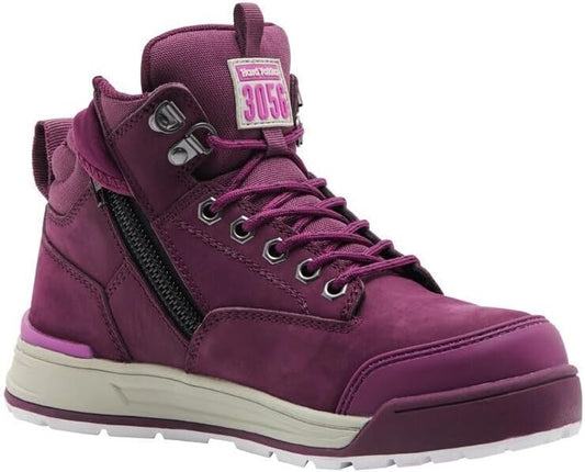 Hard Yakka Women's 3056 Lace Up and Side Zip Safety Boot, AU/US 11, EU 43 hard yakka