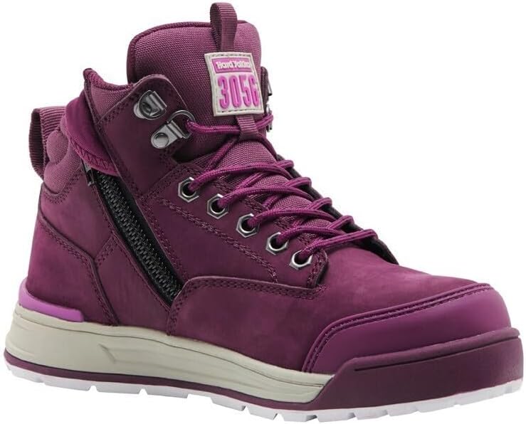 Hard Yakka Women's 3056 Lace Up and Side Zip Safety Boot, AU/US 11, EU 43 hard yakka