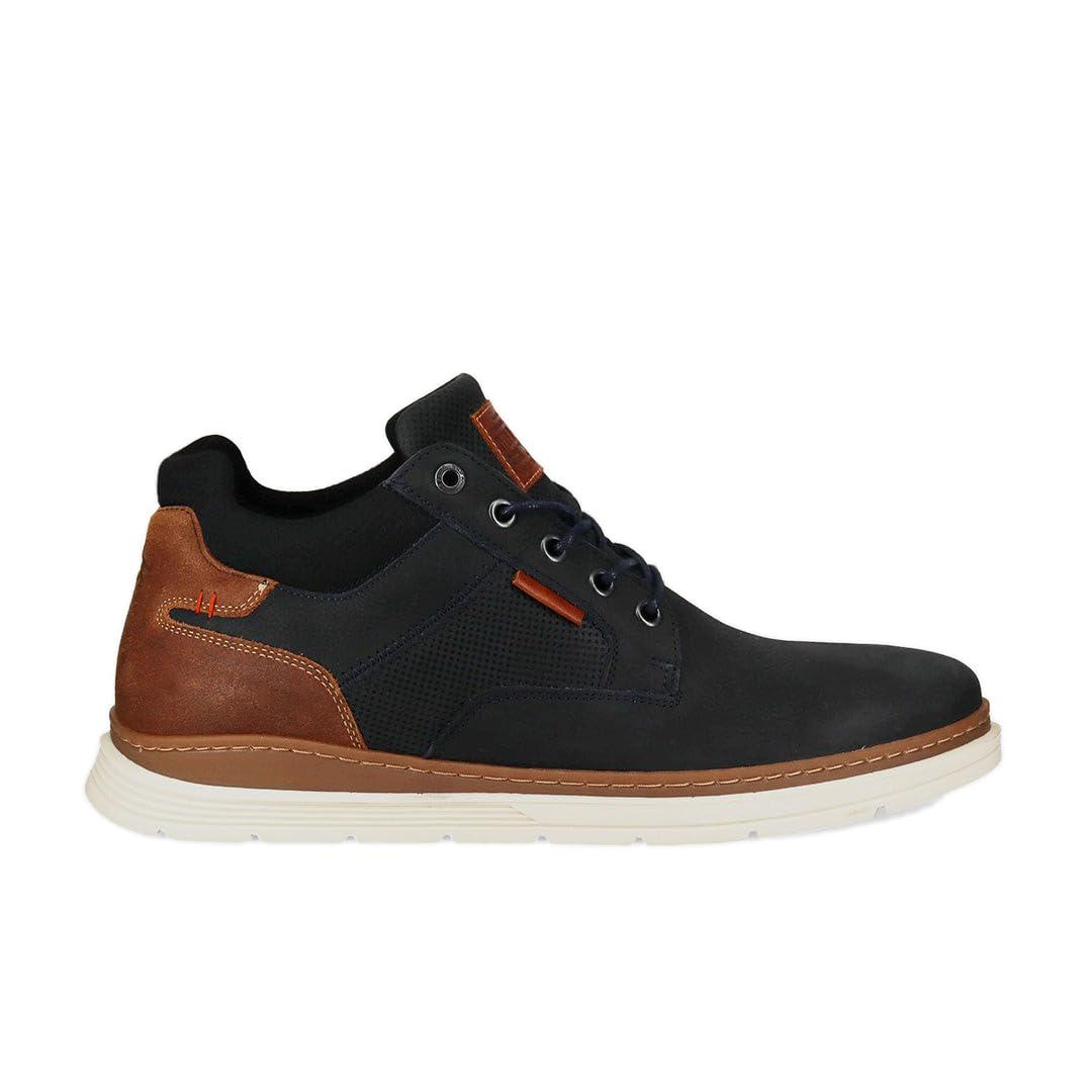 Wild Rhino Men's Banff High Top Sneaker, Navy, EU 40 Wild Rhino