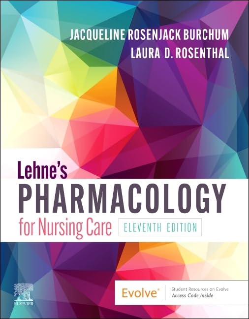 Lehne's Pharmacology for Nursing Care 11th Edition Paperback Nursing Textbook – Brand New Mosby / Elsevier